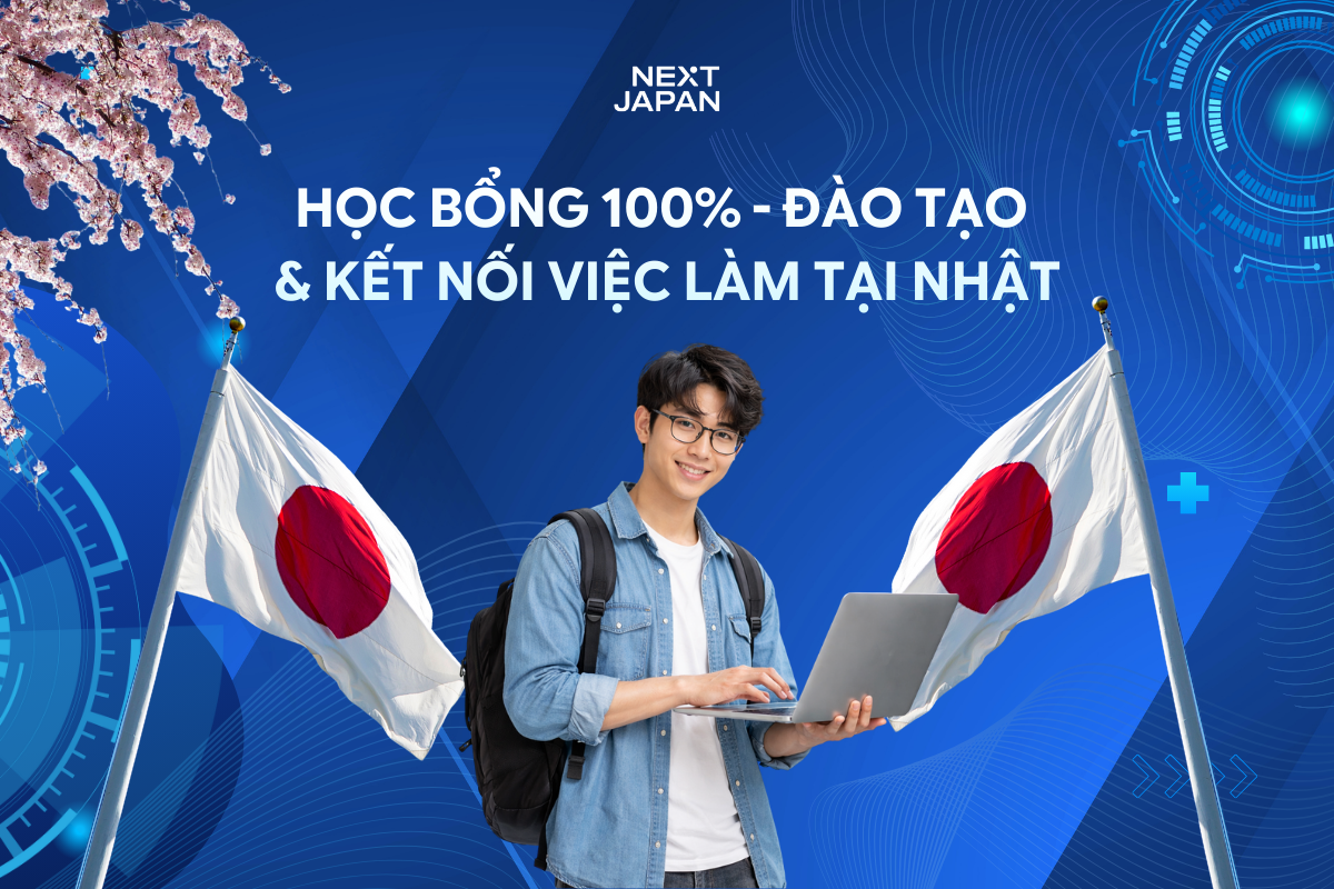 NEXTJapan - Học bổng 100% tiếng Nhật & IT, mở cánh cửa làm việc tại Nhật Bản